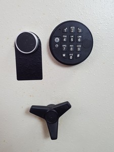 Thumbnail image of SMP Comm 1 Community 1 Twin Door Cash Safe with Postbox - Code & Keys Included 