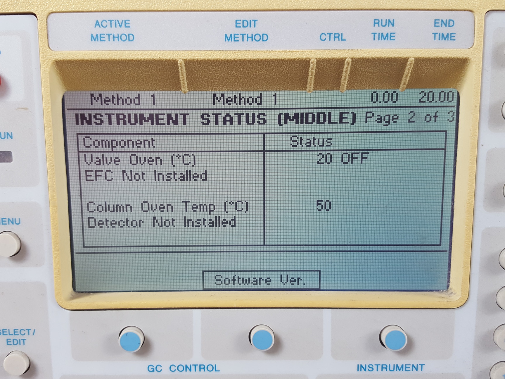 Image of Varian 3800 GC Gas Chromatograph Lab
