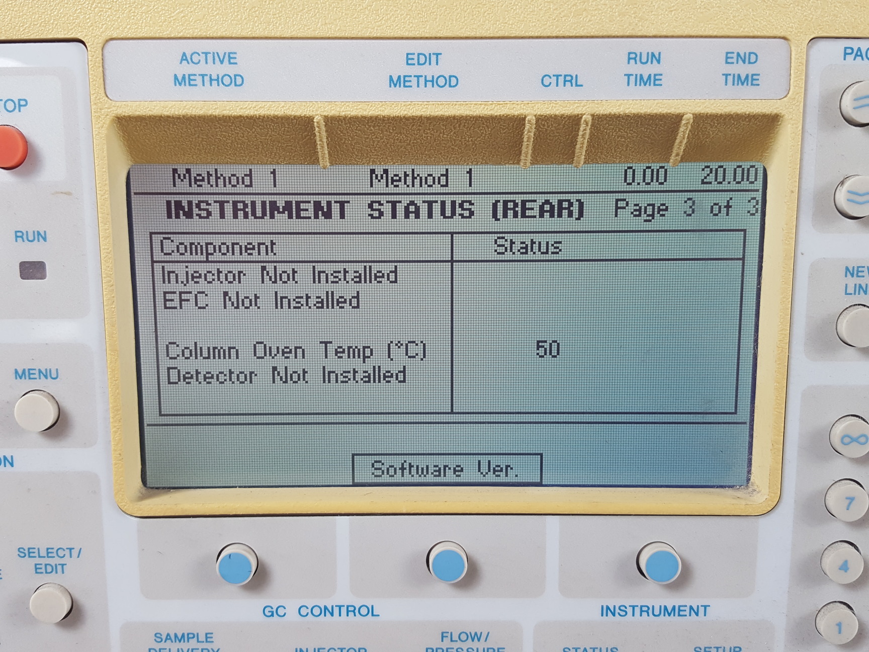 Image of Varian 3800 GC Gas Chromatograph Lab