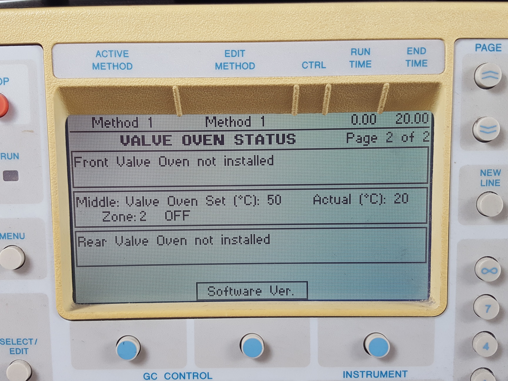 Image of Varian 3800 GC Gas Chromatograph Lab