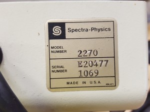 Thumbnail image of Spectra Physics  2020 2025-45 Laser w/ 2560 Power Supply & 2270 Control Box Lab