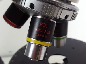 Thumbnail image of Prior PX031POL Monocular Lab Microscope + 3 x Objectives Lab - Spares Repairs