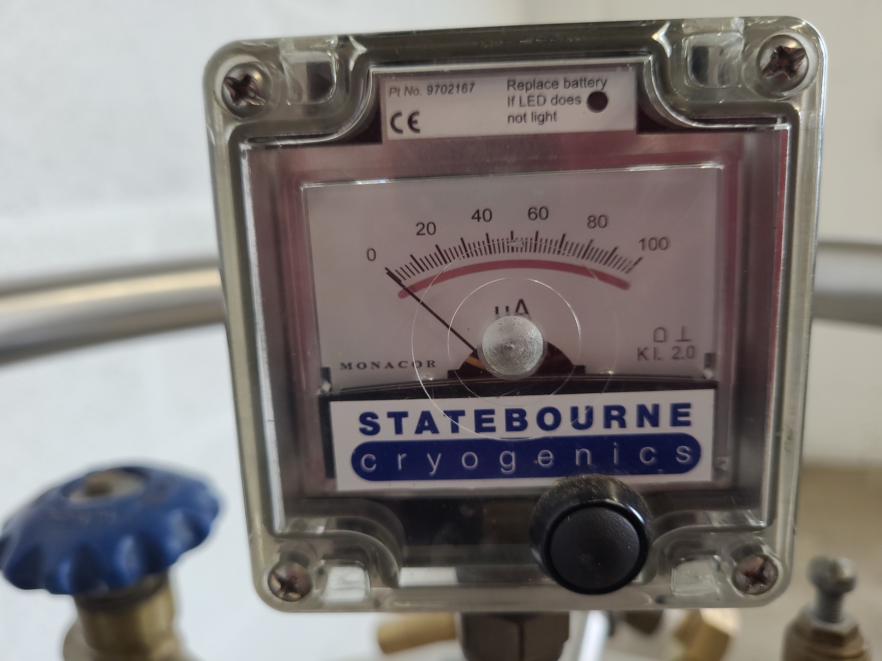 Image of Statebourne Cryostor 60 Nitrogen Storage Cylinder Dewar Tank (60L) Lab