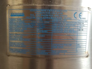 Thumbnail image of Statebourne Cryostor 60 Nitrogen Storage Cylinder Dewar Tank (60L) Lab