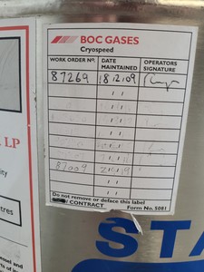 Thumbnail image of Statebourne Cryostor 60 Nitrogen Storage Cylinder Dewar Tank (60L) Lab
