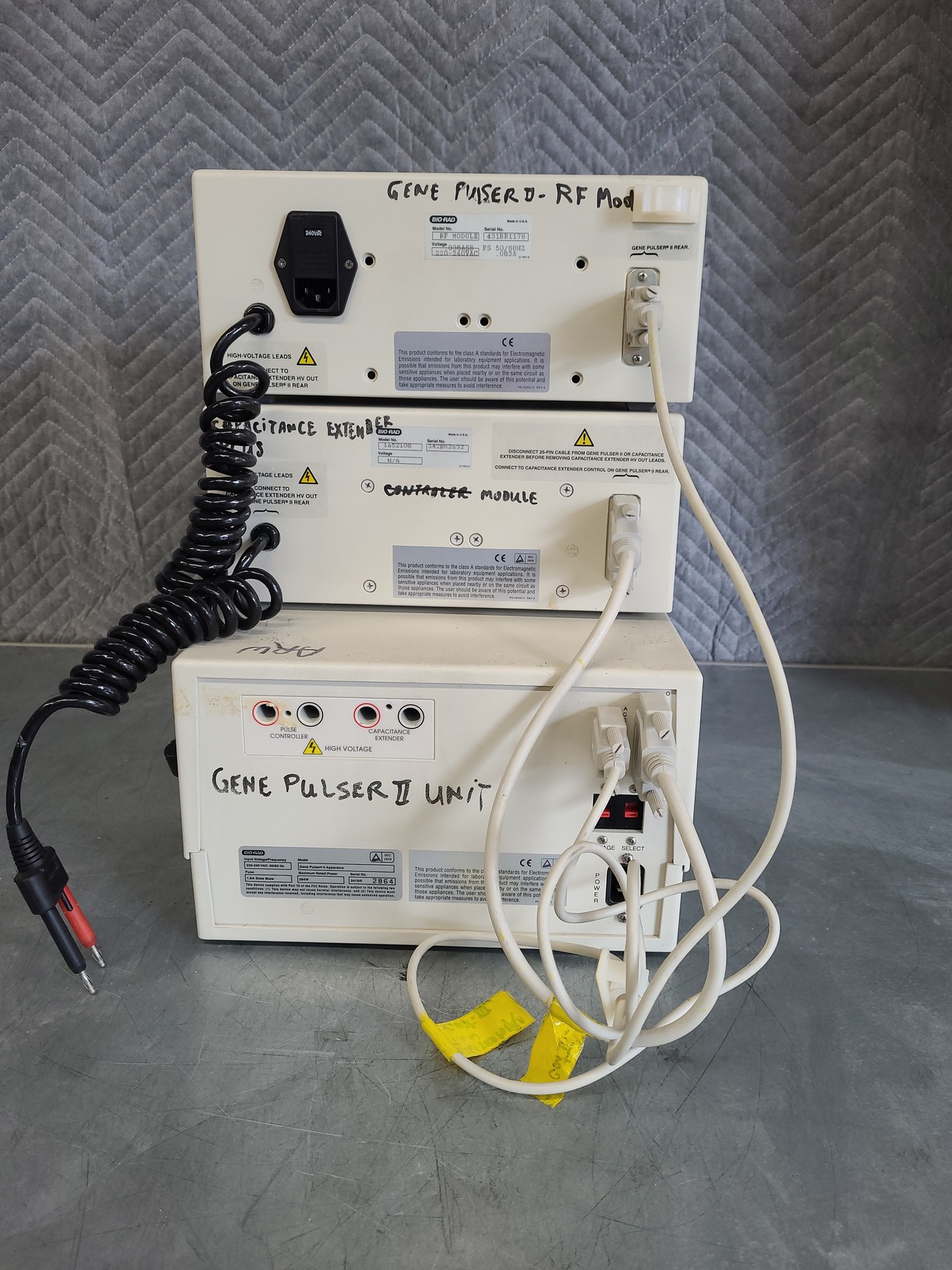 Image of Bio-Rad Gene Pulser II Electroporation System Lab