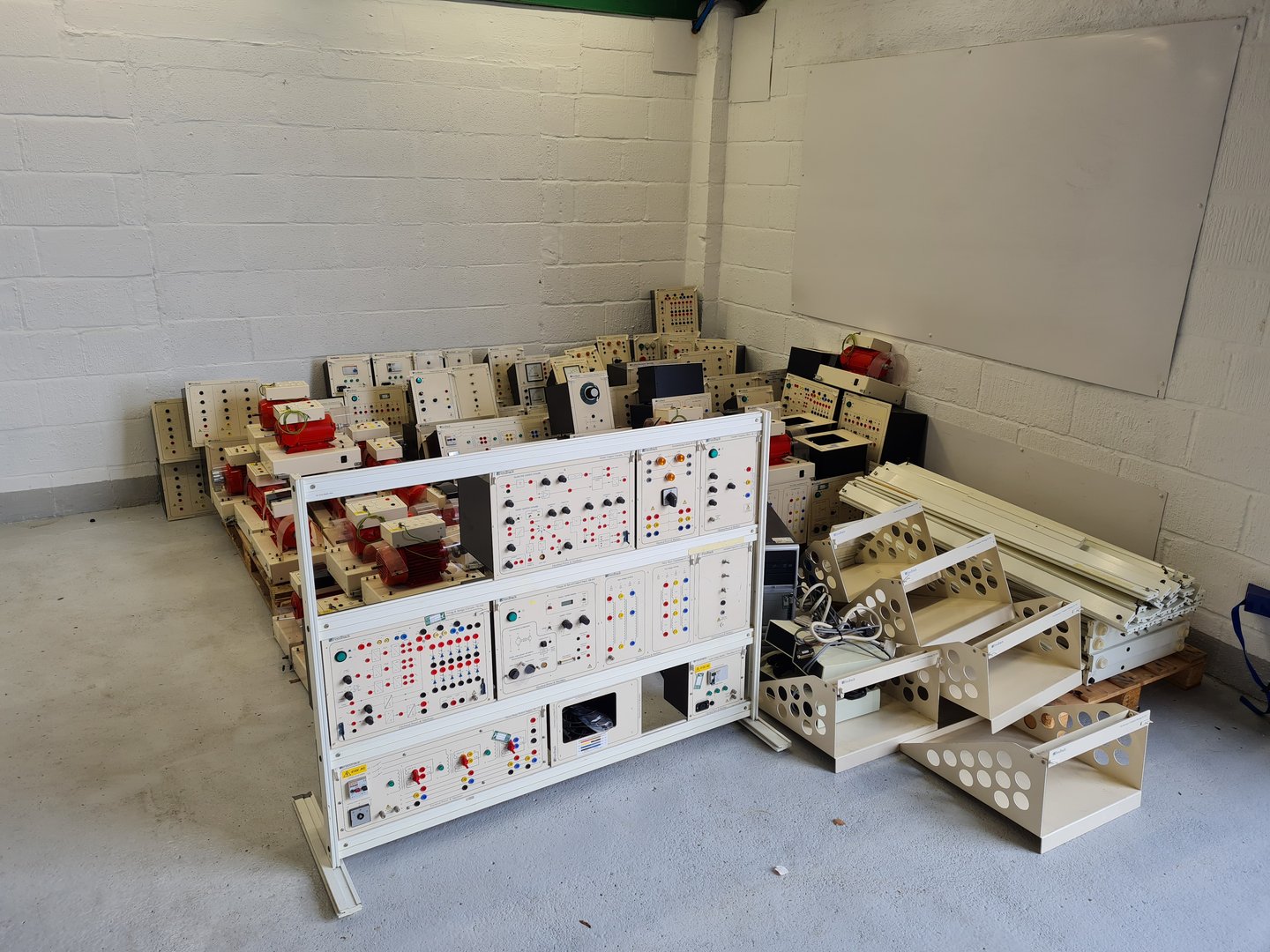 Image of Job Lot of Feedback Instruments Power Teaching Equipment with Racks Lab