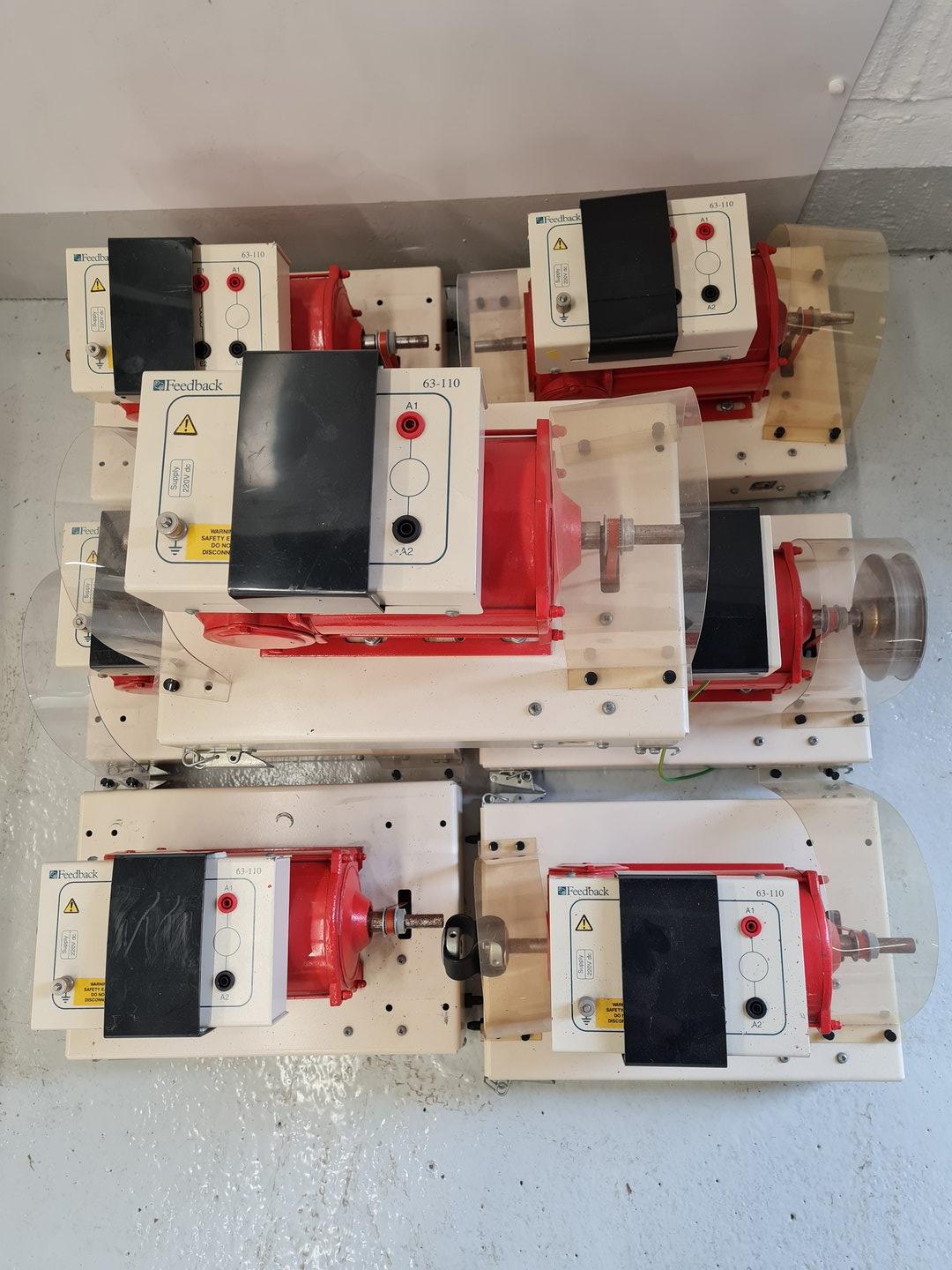 Image of Job Lot of Feedback Instruments Power Teaching Equipment with Racks Lab