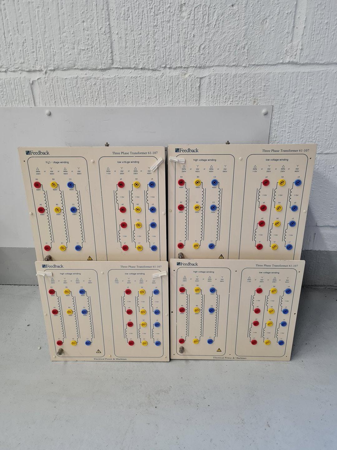 Image of Job Lot of Feedback Instruments Power Teaching Equipment with Racks Lab
