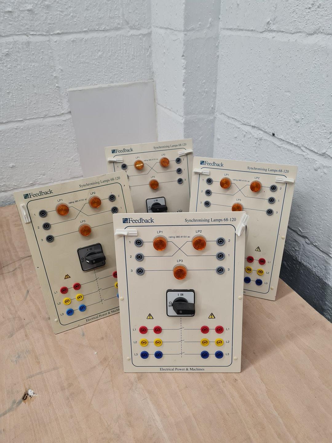 Image of Job Lot of Feedback Instruments Power Teaching Equipment with Racks Lab