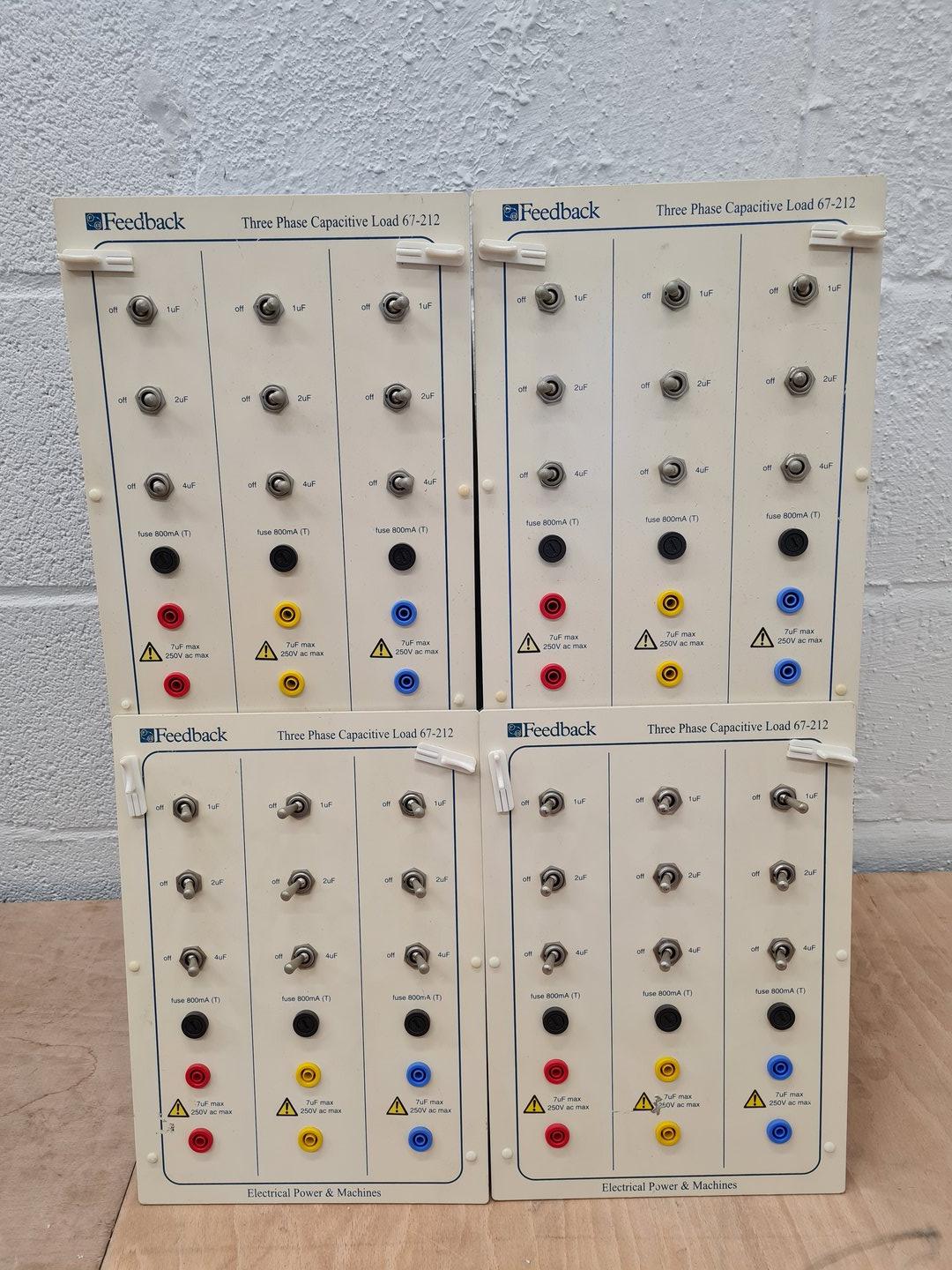 Image of Job Lot of Feedback Instruments Power Teaching Equipment with Racks Lab