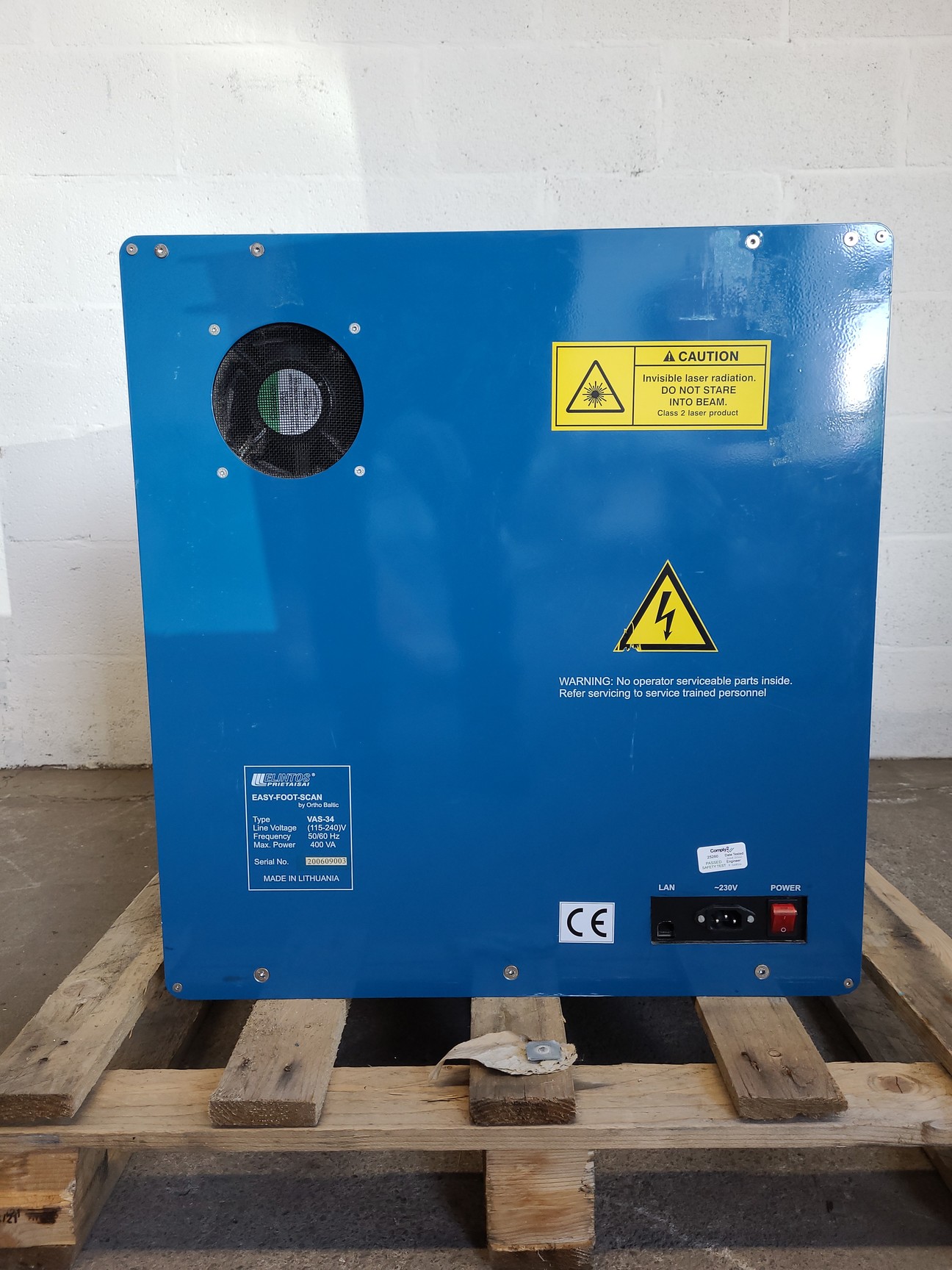 Image of Elintos Prietaisai Easy-Foot-Scan by Ortho Baltic Type VAS-34 Foot Scanner &