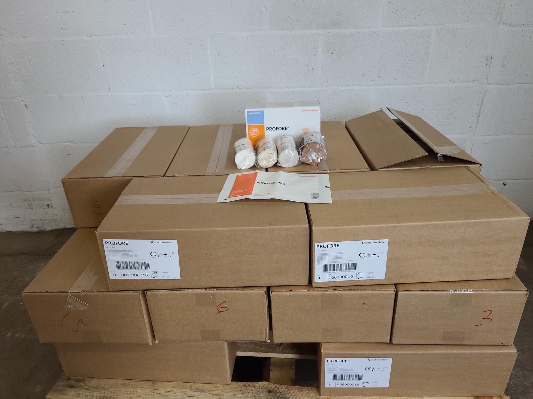 Image of 144 x Smith & Nephew Profore Multilayer Compression Bandage Kits 18-25cm