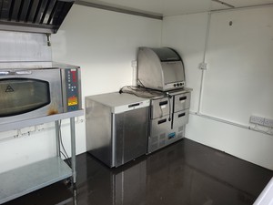 Thumbnail image of Static Catering Unit for Food Truck Service with Roller Shutter & Equipment