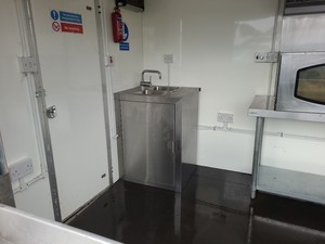 Thumbnail image of Static Catering Unit for Food Truck Service with Roller Shutter & Equipment