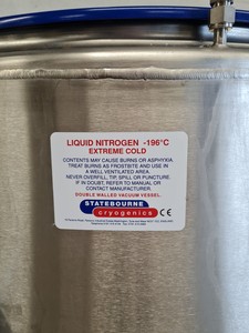 Thumbnail image of Statebourne Biostor 24 Cryogenic Liquid Nitrogen Storage Dewar Lab