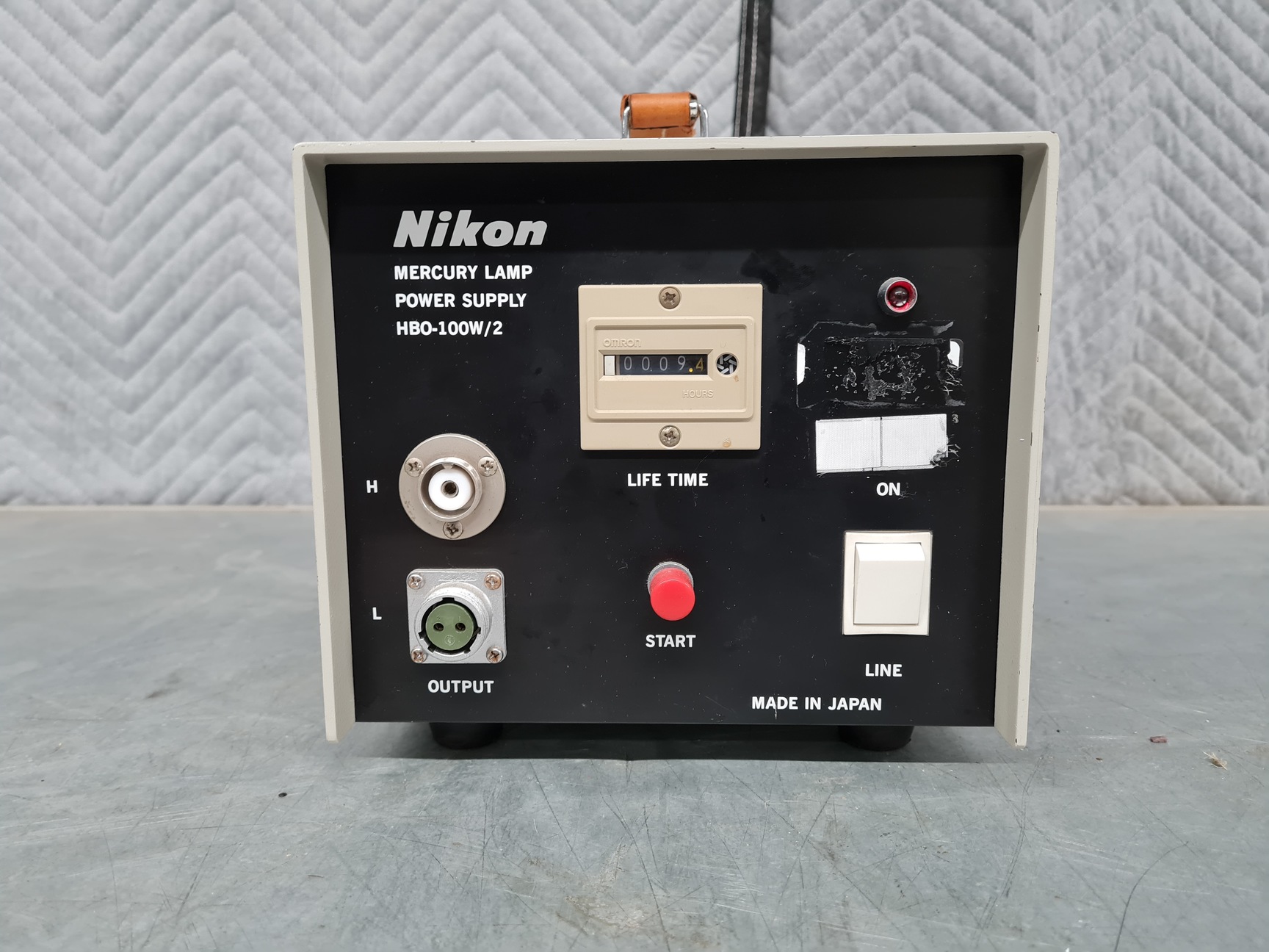 Image of Nikon Mercury Lamp Power Supply HBO-100W/2 with Hg-100 Lamp & Accessories Lab