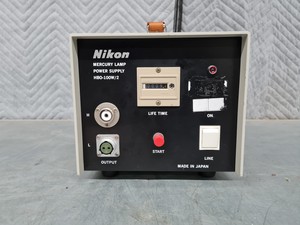 Thumbnail image of Nikon Mercury Lamp Power Supply HBO-100W/2 with Hg-100 Lamp & Accessories Lab