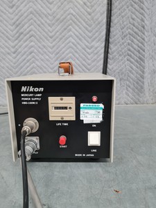 Thumbnail image of Nikon Mercury Lamp Power Supply HBO-100W/2 with Hg-100 Lamp & Accessories Lab