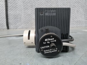 Thumbnail image of Nikon Mercury Lamp Power Supply HBO-100W/2 with Hg-100 Lamp & Accessories Lab