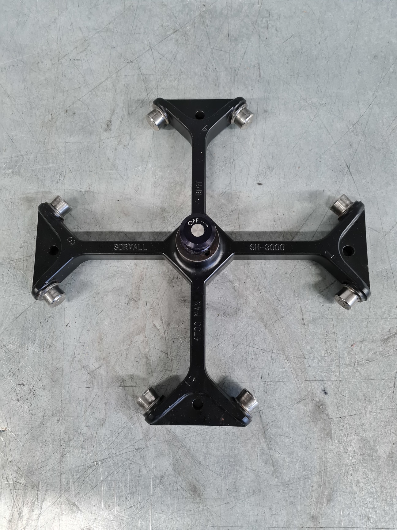 Sorvall CH3000 4700RPM Swing Arm Centrifuge Rotor & 4 x 11788 750ml