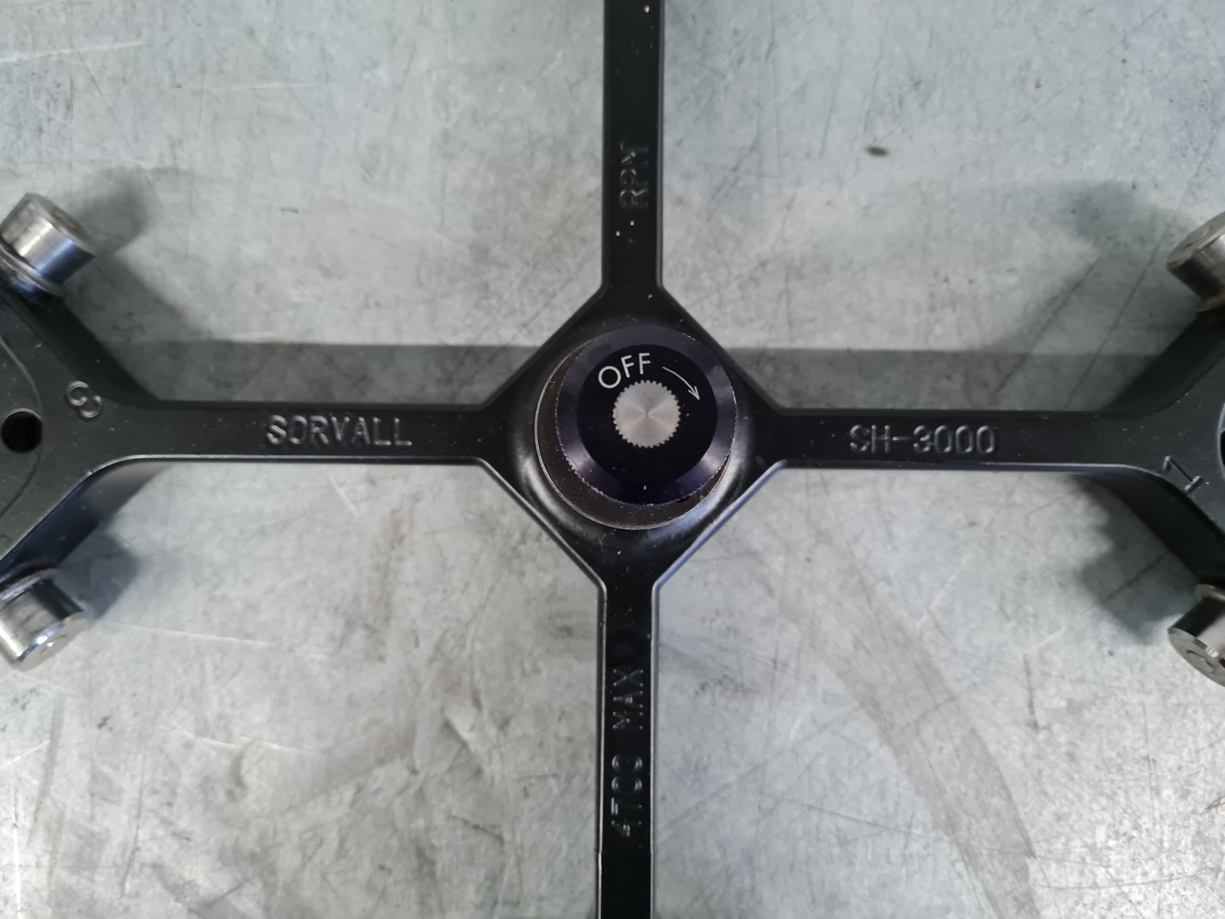 Sorvall CH3000 4700RPM Swing Arm Centrifuge Rotor & 4 x 11788 750ml