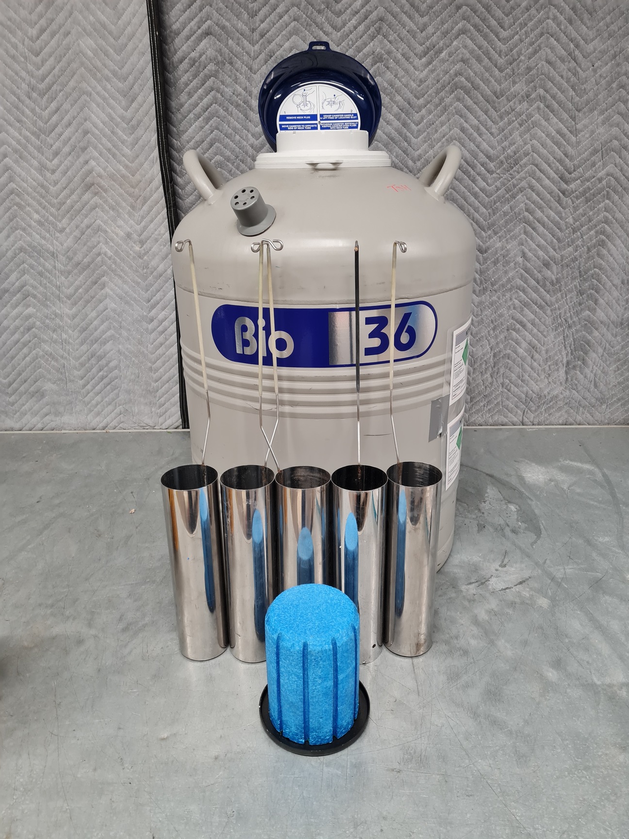Image of Statebourne Cryogenics Bio 36 Liquid Nitrogen Storage Dewar Lab