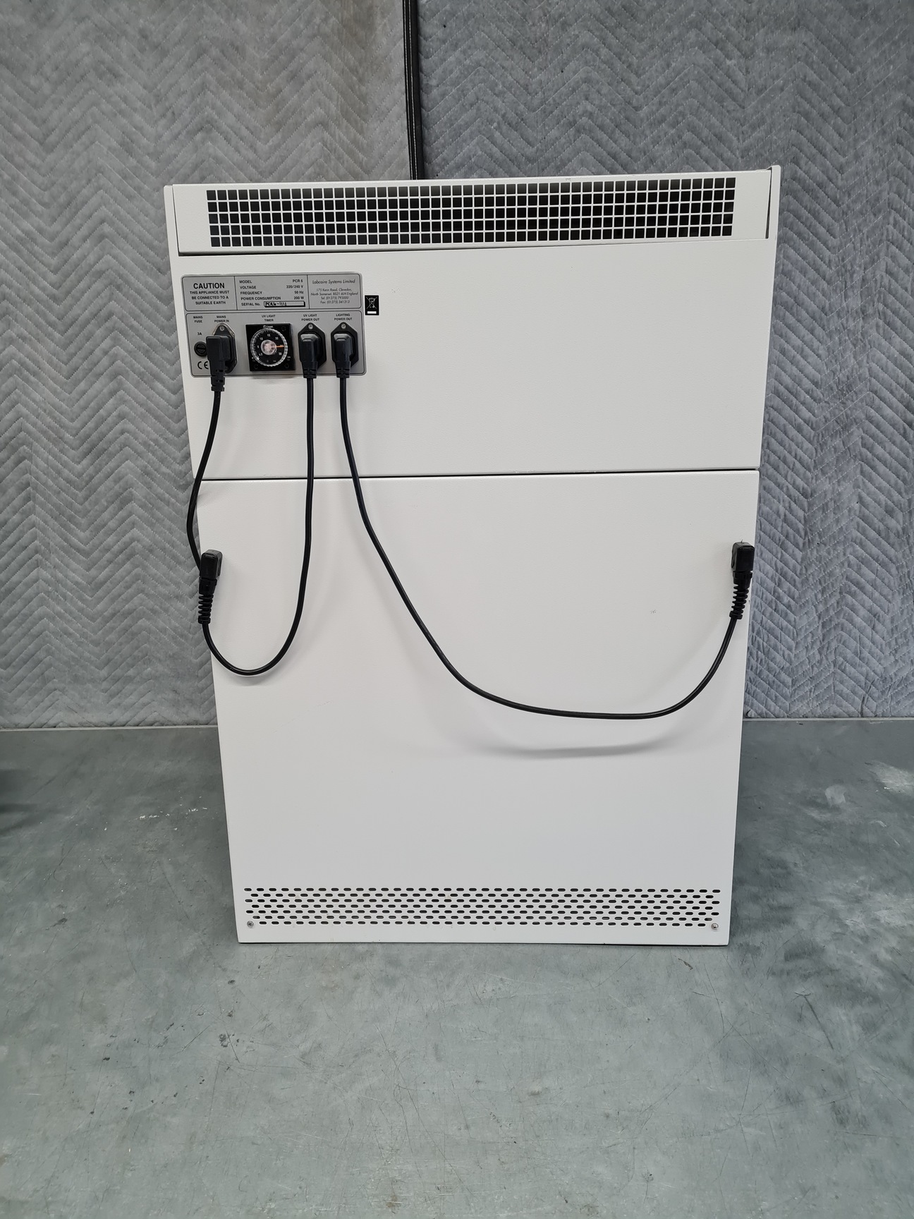 Image of Labcaire Systems Ltd PCR 6 Workstation Lab - Missing Door