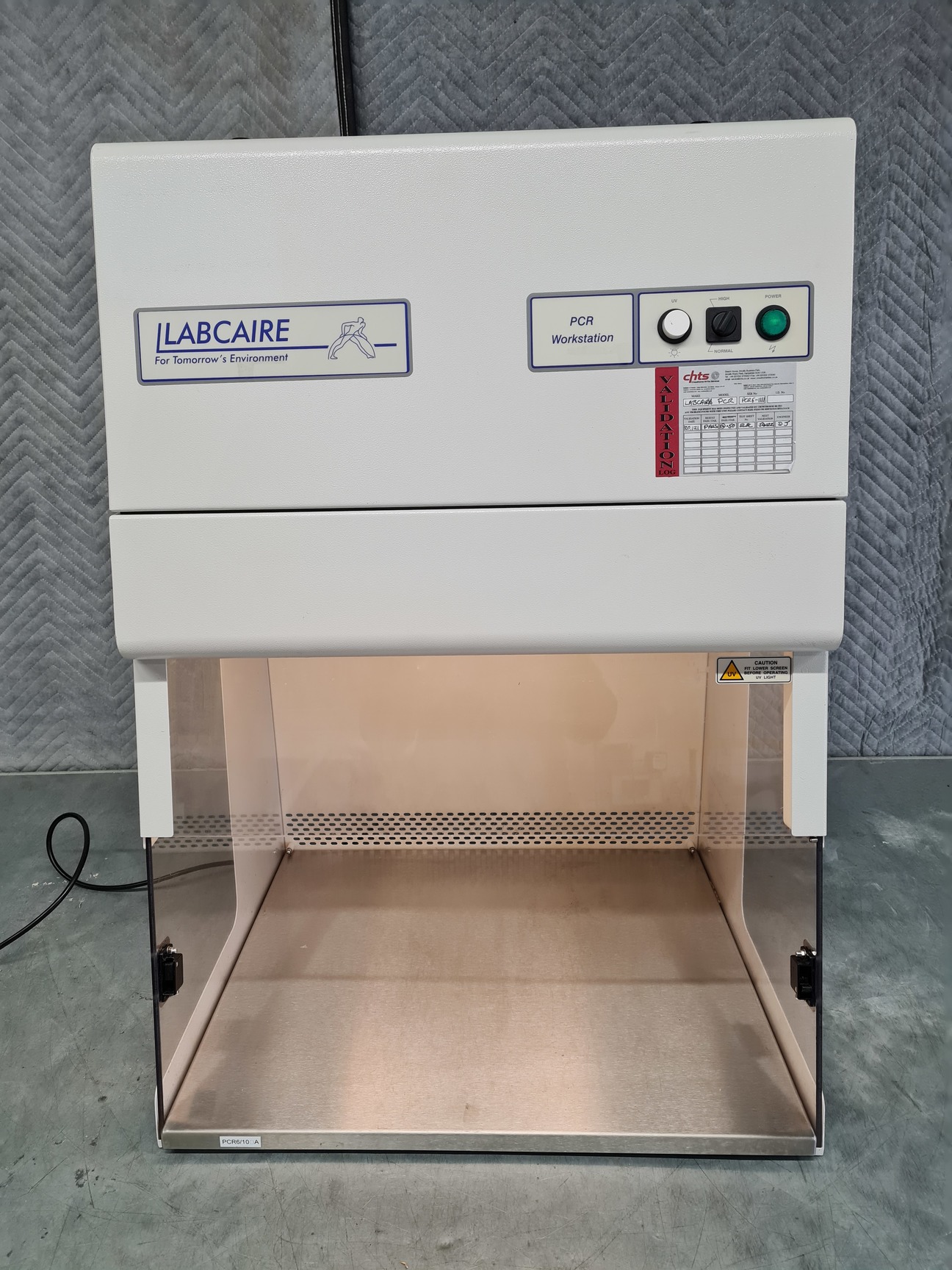 Image of Labcaire Systems Ltd PCR 6 Workstation Lab - Missing Door