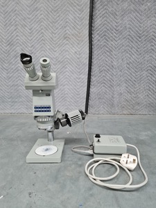 Thumbnail image of Carl Zeiss Jena Stereo Zoom Microscope with S 30/1D/G Power Supply