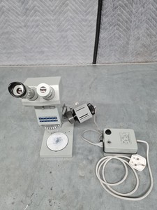 Thumbnail image of Carl Zeiss Jena Stereo Zoom Microscope with S 30/1D/G Power Supply