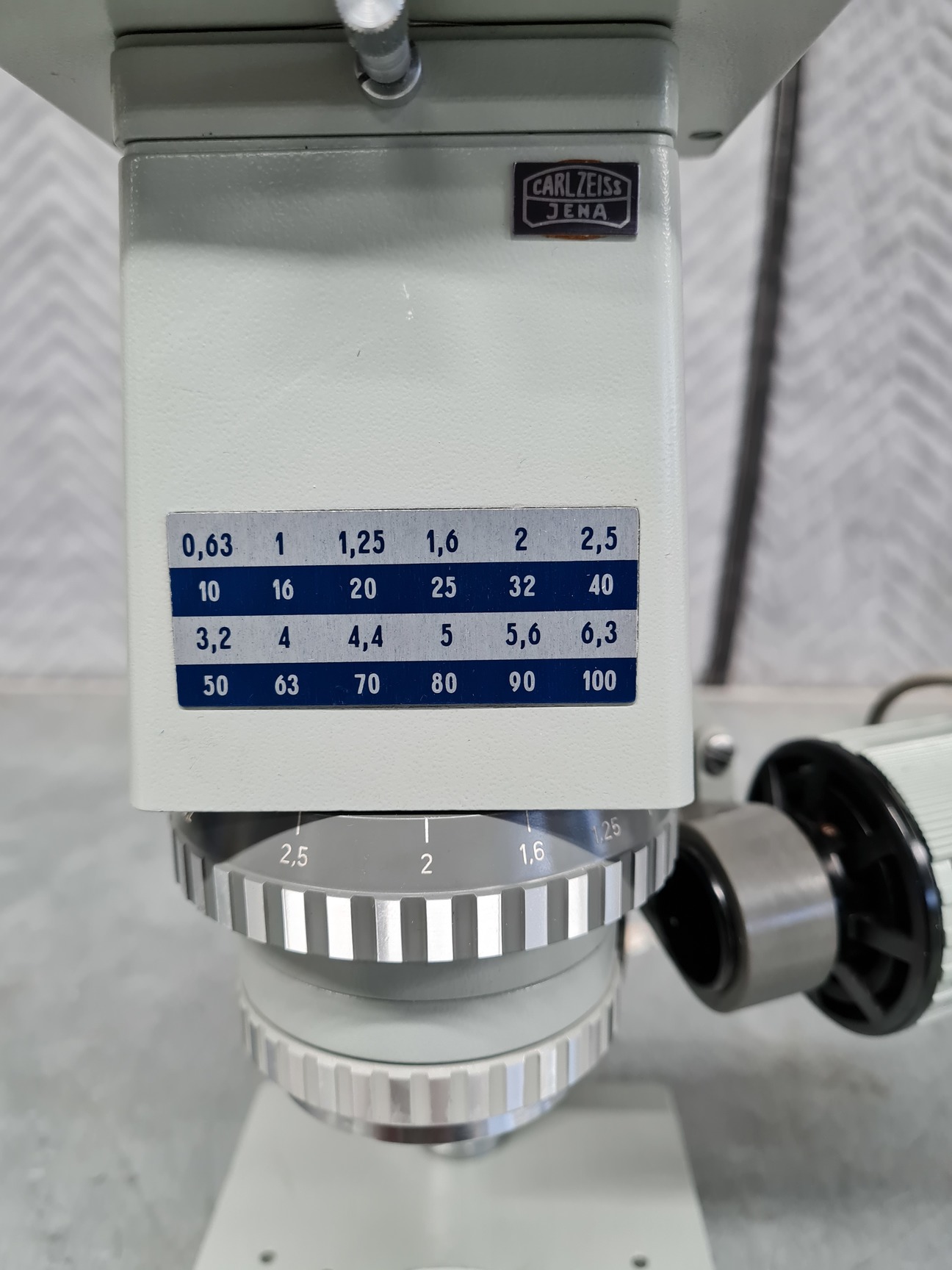 Image of Carl Zeiss Jena Stereo Zoom Microscope with S 30/1D/G Power Supply