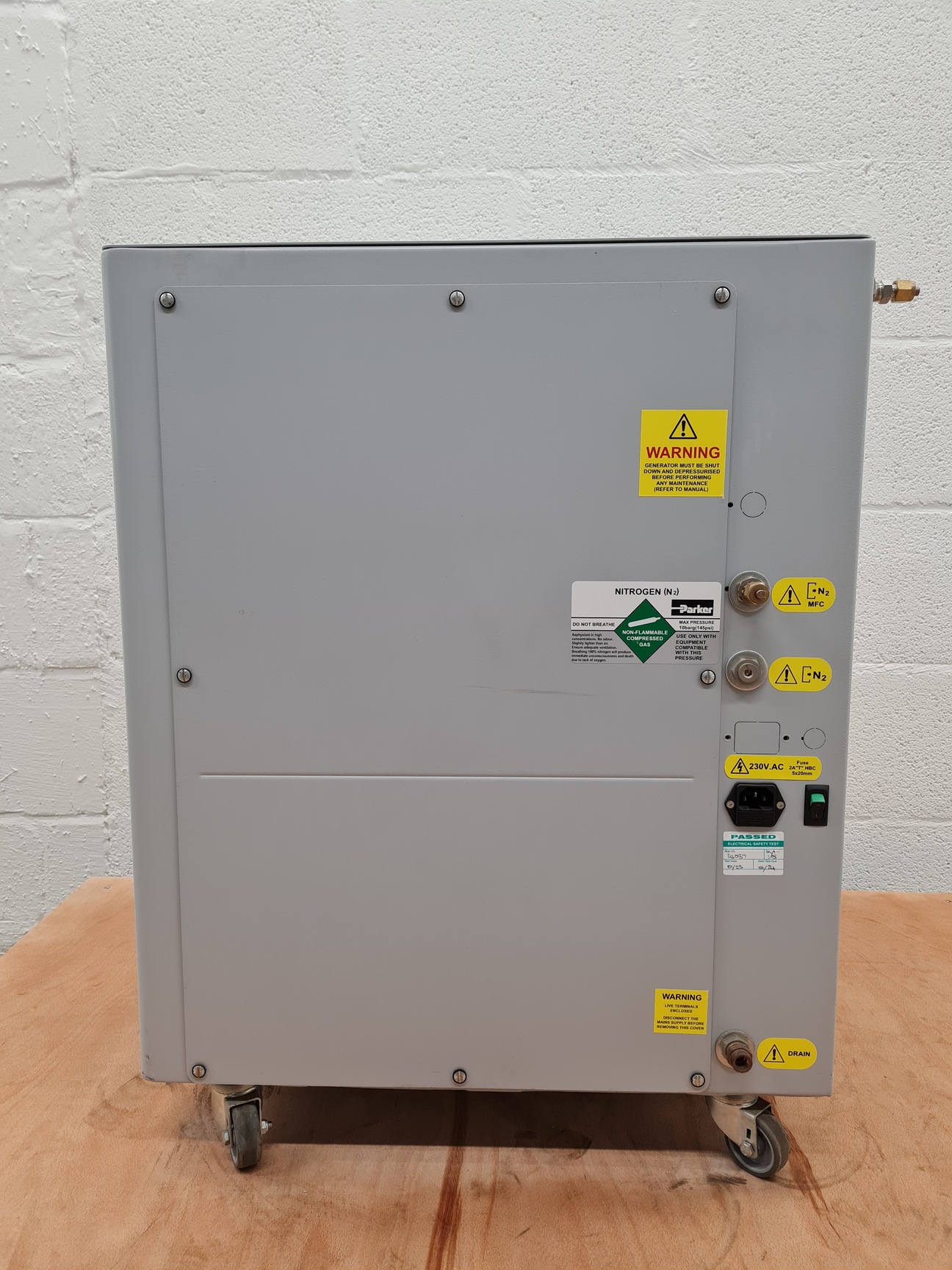 Image of Parker Hannifin Dominick Hunter LCMS20-0 Nitrogen Generator Lab