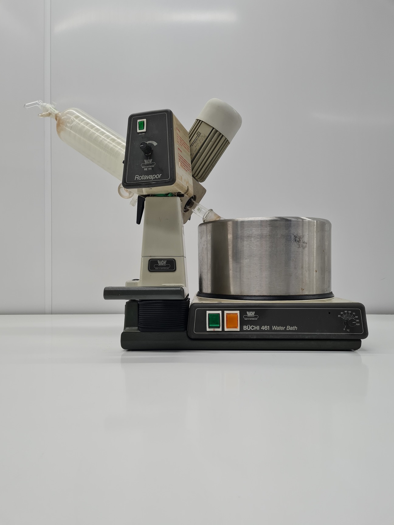 Image of Buchi RE111 Rotavapor Rotary Evaporator & 461 Water Bath Lab