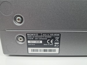 Thumbnail image of Sony HVR-M15AE Digital HD Videocassette Recorder HDV