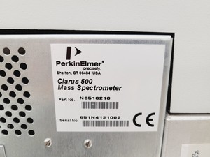 Thumbnail image of Perkin Elmer Clarus 500 GC-MS Gas Chromatograph Mass Spectrometer System Lab