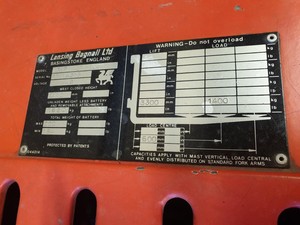 Thumbnail image of Lansing Bagnall Ltd FOEP 1.1/1.4 Pedestrian Operated Electric Forklift