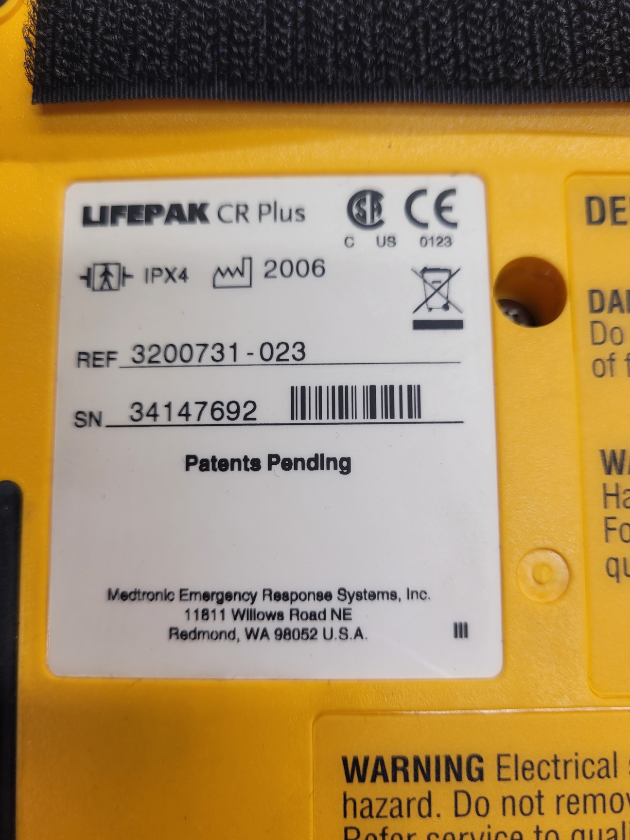 Image of 11 x Lifepak CR Plus Defibrillators 