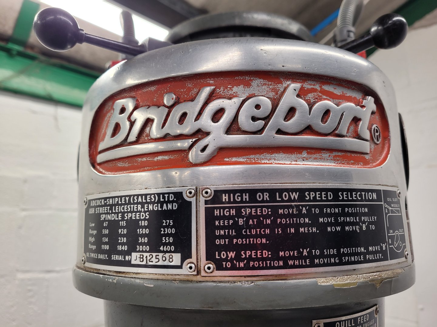 Image of Bridgeport JB12568 Milling Machine