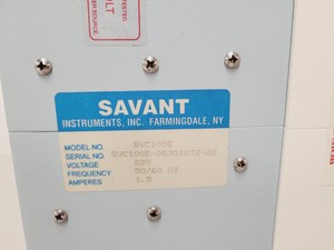 Thumbnail image of Savant Speed Vac SVC100 and Vacuubrand Type MZ2C Vacuum Pump