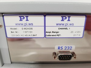 Thumbnail image of PI Physics  E-662 LVPZT Amplifier Servo Controller Model E-662K005 Lab