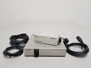 Image of Sony 3CCD Colour Video Camera DXC-390P and Adaptor CMA-D2CE
