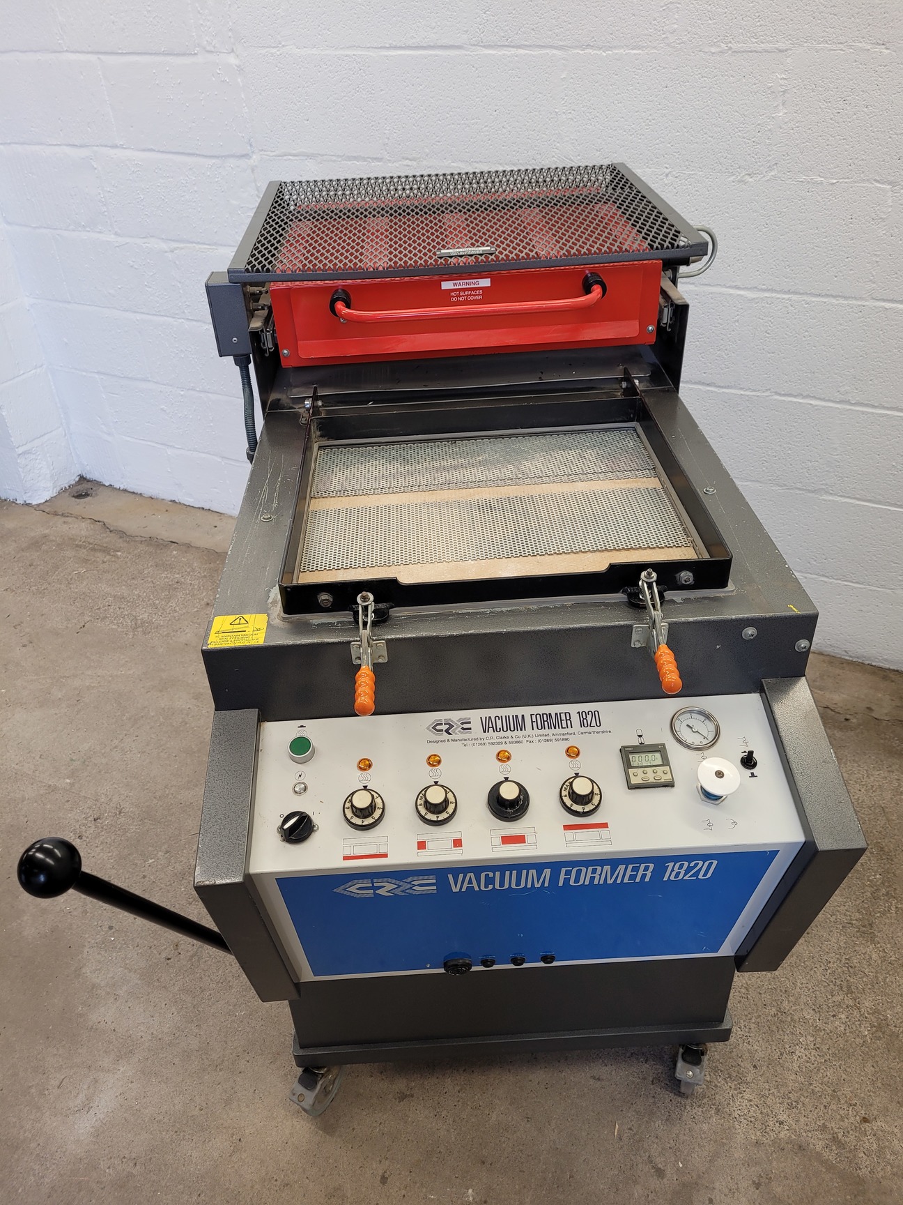 Image of CR Clarke 1820 Plastic Vacuum Forming Machine - Industrial Moulding