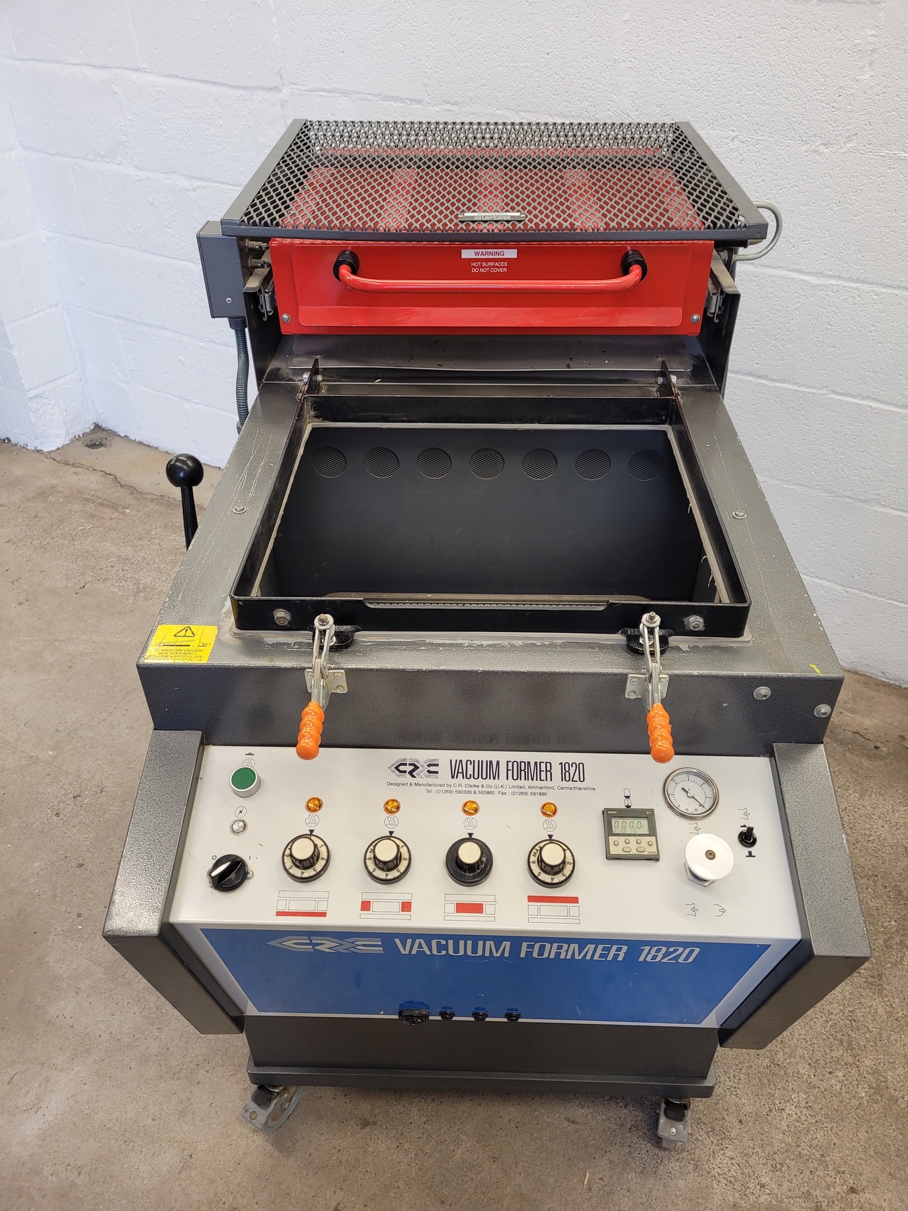 Image of CR Clarke 1820 Plastic Vacuum Forming Machine - Industrial Moulding