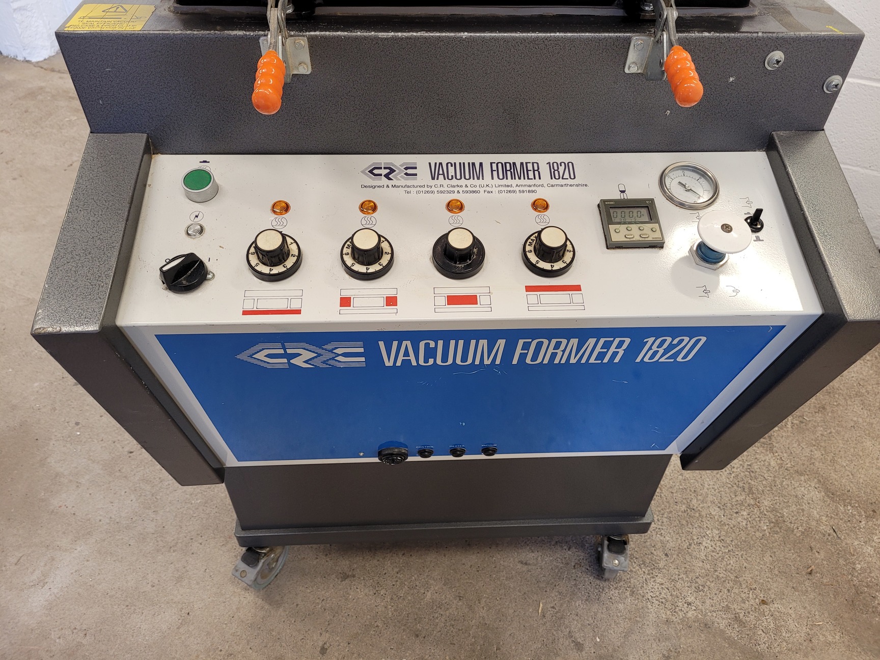 Image of CR Clarke 1820 Plastic Vacuum Forming Machine - Industrial Moulding