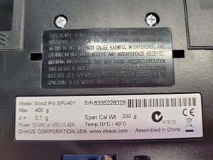 Thumbnail image of 4x Brand New OHAUS Scout Pro Laboratory Scales SPU401UK/SPU4001UK Lab