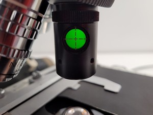 Thumbnail image of Nikon Microphot-FXA Fluorescence Microscope with HP-10101AF PSU & 4 x Objectives