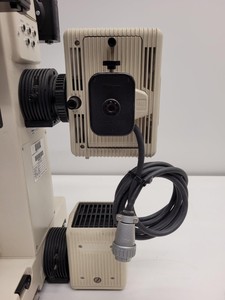 Thumbnail image of Nikon Microphot-FXA Fluorescence Microscope with HP-10101AF PSU & 4 x Objectives