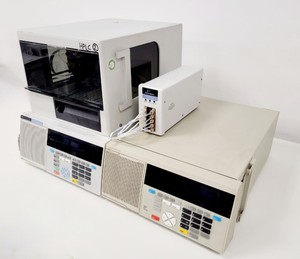 Thumbnail image of Perkin Elmer Series 200 HPLC System - Autosampler, Vacuum Degasser, LC Pump Lab