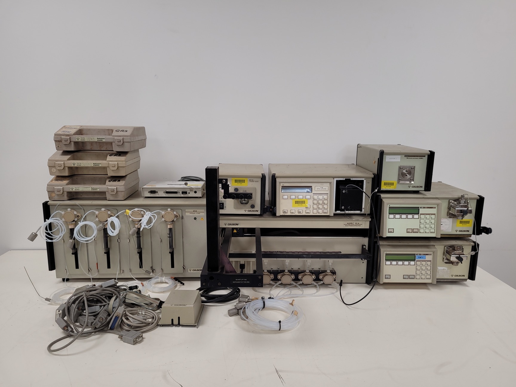 Image of Gilson Aspec XL4  HPLC System - 305 Pump, 805 Manometric Module, 811C Mixer Lab